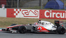 Jenson Button in Winter Testing 2012