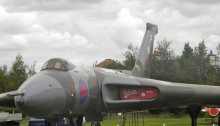 An Avro Vulcan at Donington Aeropark