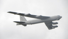 A B52 at the Farnborough Air Show