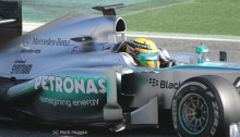 Lewis Hamilton in Winter Testing 2013