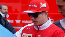 Kimi Raikkonen at 2014 Winter Testing in Jerez
