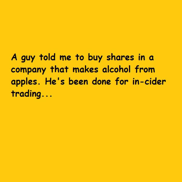 in cider trading