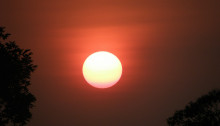 Sunset in Cambodia