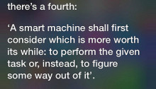 Siri and The Three Laws of Robotics