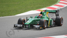Alexander Rossi racing for the EQ8 Caterham team