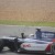 Mitch Evans celebrates winning the GP2 race at Silverstone 2014