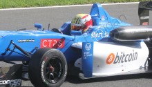 Dan Wells in Formula Three at Brands Hatch