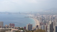 Benidorm from Sierra Helada
