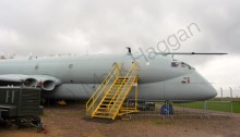 XW664, the Nimrod R1 at Donington Aero Park