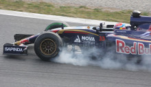 Max Verstappen in Formula One Winter Testing, 2015