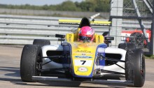 Jessica Hawkins in MSA Formula at Rockingham