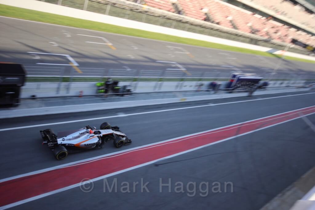 Force India in Formula One Winter Testing 2017