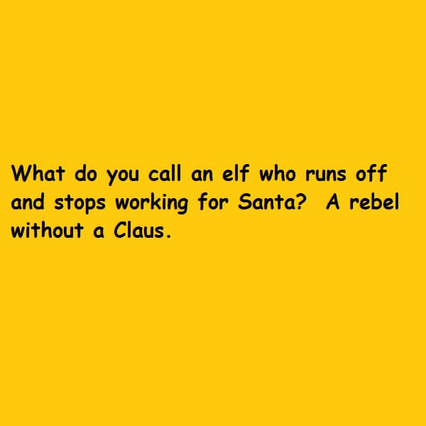 A rebel without a Claus