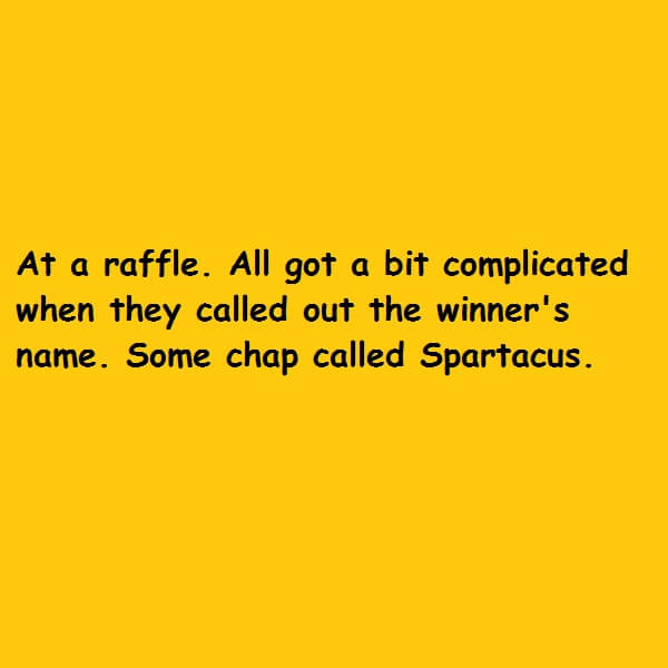 some chap called spartacus