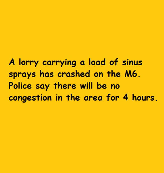 there will be no congestion in the area for 4 hours