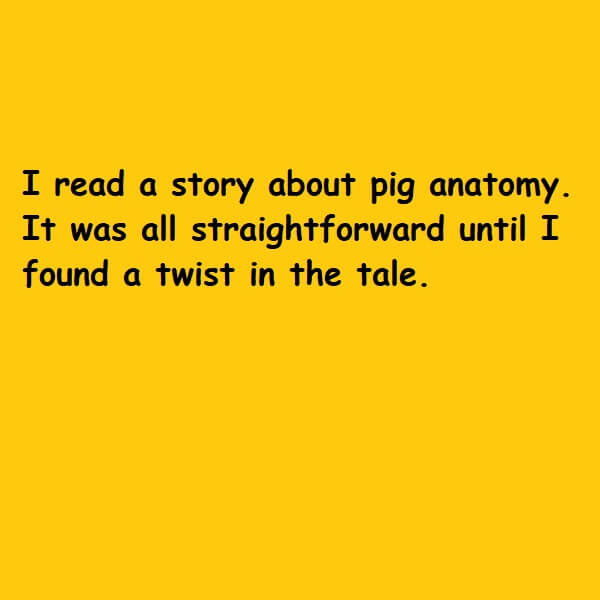 It was all straightforward until I found a twist in the tale